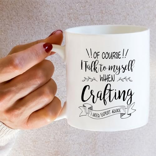 Funny Crafters or Hilarious Gift for Crafting | Ceramic Coffee Mug | 11 OZ
