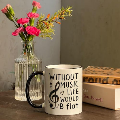 Music Lover Gifts for Women Men Teacher | Ceramic Coffee Mug | 11 OZ