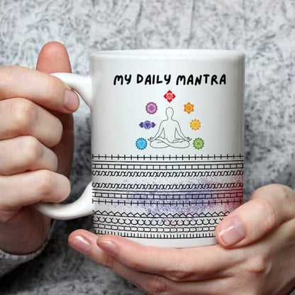 Wrappiness Hidden Message Daily Mantra | Ceramic Coffee Mug | 11 OZ