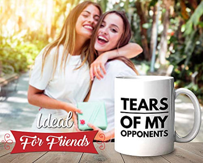 Lawyer Tears of My Opponents Funny Attorney | Ceramic Coffee Mug | 11 OZ