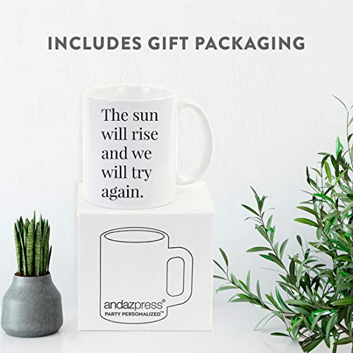 Motivational Inspirational Quote Gift The Sun | Ceramic Coffee Mug | 11 OZ