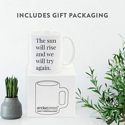 Motivational Inspirational Quote Gift The Sun | Ceramic Coffee Mug | 11 OZ