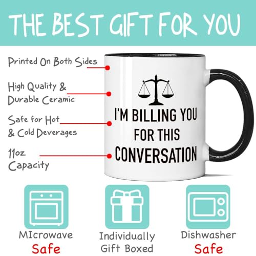 Lawyer Gifts for Men Women Lawyers Law Student | Ceramic Coffee Mug | 11 OZ