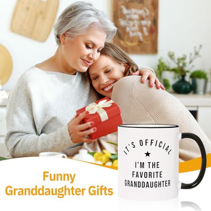 Granddaughter Gifts from Grandma Grandpa Funny | Ceramic Coffee Mug | 11 OZ