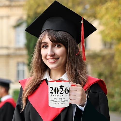Personalized Graduation Gifts Class of 2026 | Customised Coffee Mug | 11 OZ