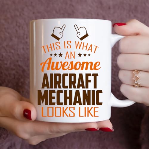 Awesome Aircraft Mechanic This Is What an | Ceramic Coffee Mug | 11 OZ