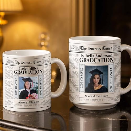 Personalized Graduation Class of 2026 | Customised Coffee Mug | 11 OZ