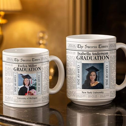 Personalized Graduation Class of 2026 | Customised Coffee Mug | 11 OZ