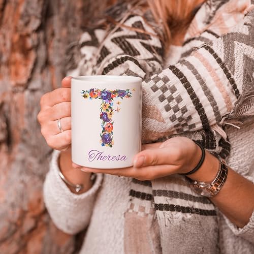 Custom Personalized with Initial Letter | Customised Coffee Mug | 11 OZ