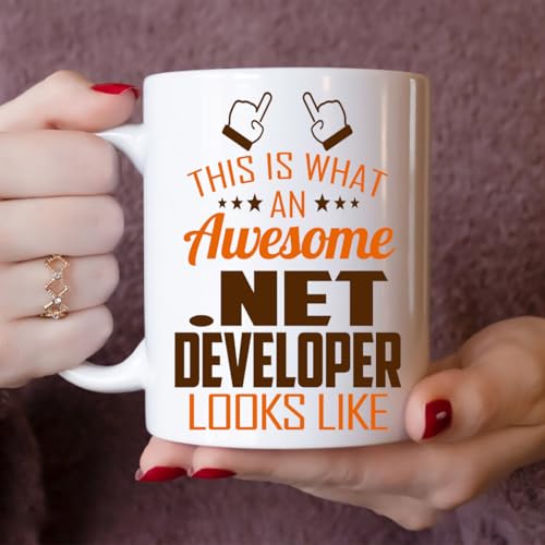 Awesome Net Developer This Is What an Looks | Ceramic Coffee Mug | 11 OZ