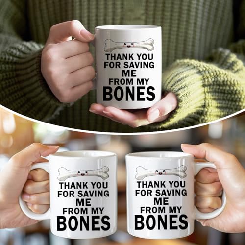 RZHV Thank You For Saving Me From My Doctorate | Ceramic Coffee Mug | 11 OZ