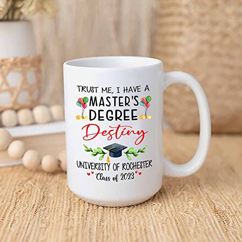 Personalized Graduation Travel Gifts Trust | Customised Coffee Mug | 11 OZ