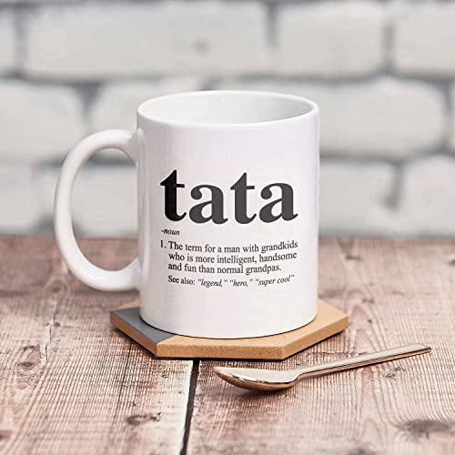 Tata Definition Defined Funny Birthday Gift | Ceramic Coffee Mug | 11 OZ