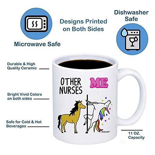 Other Nurses Me Unicorn Registered Nurse | Ceramic Coffee Mug | 11 OZ