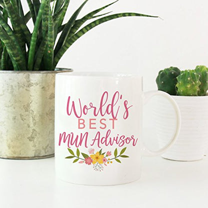 Teacher Gag Gift Floral Flowers Graduate | Ceramic Coffee Mug | 11 OZ