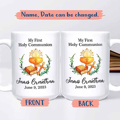 Personalized Holy Communion My First Gifts | Customised Coffee Mug | 11 OZ