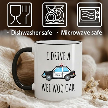 Funny Police Officer Gifts for Men Women I | Ceramic Coffee Mug | 11 OZ