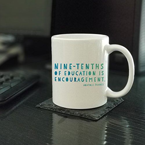 Teacher Gift Nine-Tenths of Education is | Ceramic Coffee Mug | 11 OZ