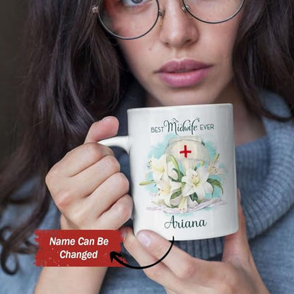 Awesome Midwife Nurse Porcelain | Customised Coffee Mug | 11 OZ