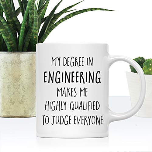 Graduation Gift My Degree in Engineering Makes | Ceramic Coffee Mug | 11 OZ