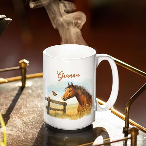 Unique Animal Themed Accent Custom Name | Customised Coffee Mug | 11 OZ