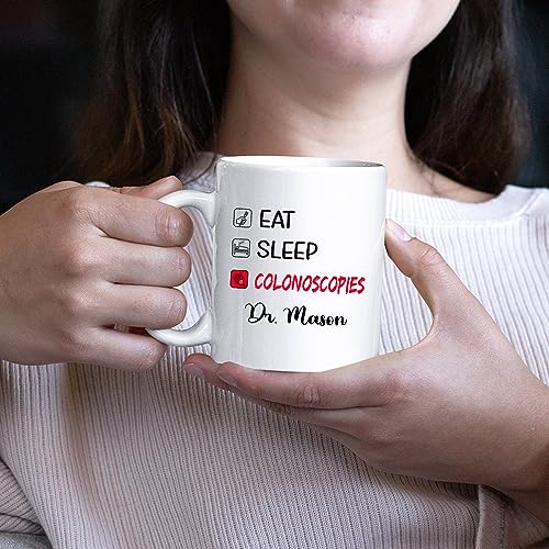 Personalized Gastroenterologists Eat Sleep | Customised Coffee Mug | 11 OZ