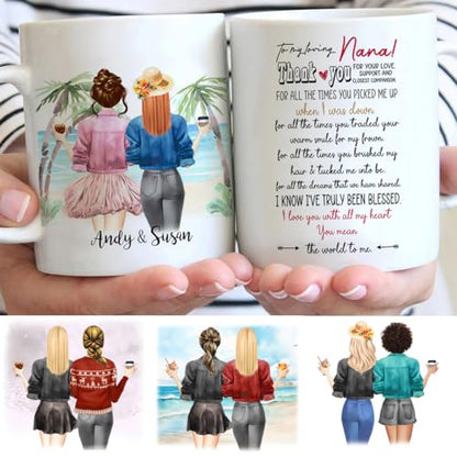 Custom Mother s Day Gifts for Grandma Mimi | Customised Coffee Mug | 11 OZ