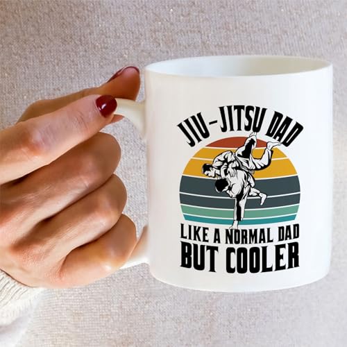 Funny Jiu-Jitsu Dad Humorous Gift for BJJ | Ceramic Coffee Mug | 11 OZ