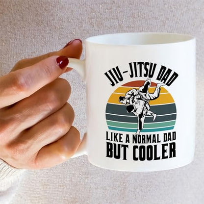 Funny Jiu-Jitsu Dad Humorous Gift for BJJ | Ceramic Coffee Mug | 11 OZ
