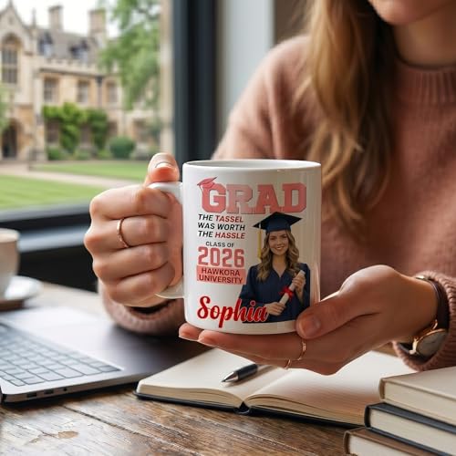 Hyturtle Personalized Graduation 2026 Gift | Customised Coffee Mug | 11 OZ