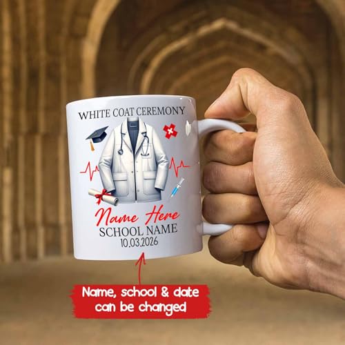 Personalized Coat Ceremony Custom Name | Customised Coffee Mug | 11 OZ