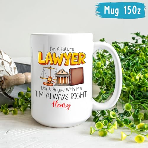 Lawyer Judge I m A Future Customized Law | Customised Coffee Mug | 11 OZ