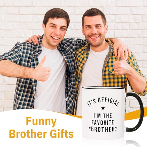 Gifts for Brother Birthday Funny from Sister | Ceramic Coffee Mug | 11 OZ
