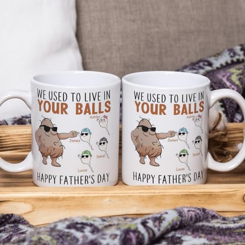 Funny Dad Happy Father s Day Gift for from | Customised Coffee Mug | 11 OZ