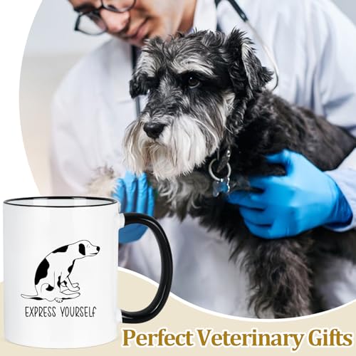 YHRJWN Vet Tech Gifts for Women Men Express | Ceramic Coffee Mug | 11 OZ
