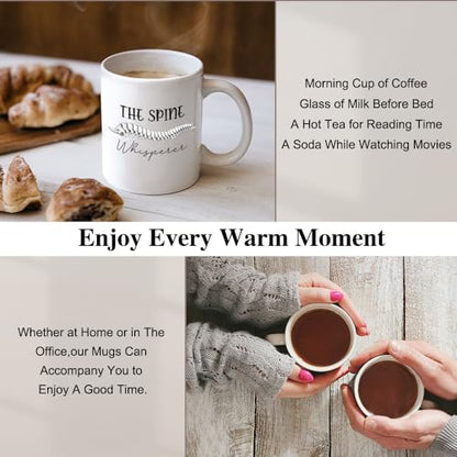 XQLZY The Spine Whisperer Funny Chiropractor | Ceramic Coffee Mug | 11 OZ