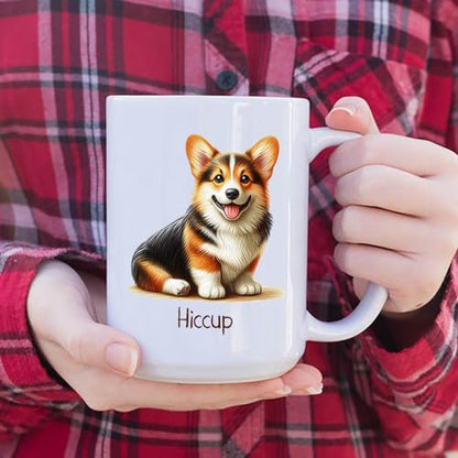 Personalized Pembroke Welsh Corgi | Customised Coffee Mug | 11 OZ