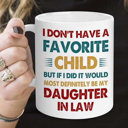 Mothers Day For Daughter In Law | Ceramic Coffee Mug | Father's Day Gift | Stylish Printed Design | Tea & Coffee Cup | 11oz