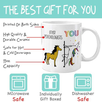 Psychologist Gifts Psychology Doctor Therapist | Ceramic Coffee Mug | 11 OZ