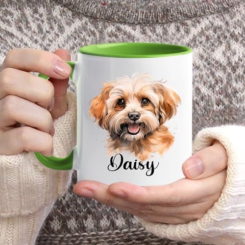 Personalized Maltipoo Gift For Mom Dad Cute | Customised Coffee Mug | 11 OZ