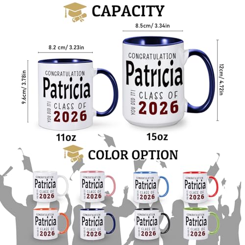 Personalized Graduation Gifts for Her Funny | Customised Coffee Mug | 11 OZ