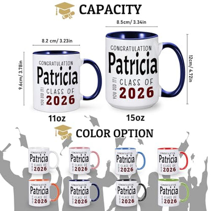 Personalized Graduation Gifts for Her Funny | Customised Coffee Mug | 11 OZ