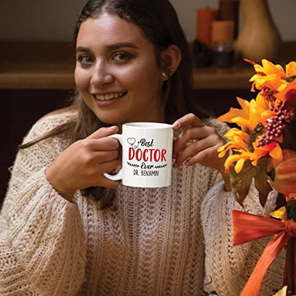 Personalized Doctor With Name Customized | Customised Coffee Mug | 11 OZ