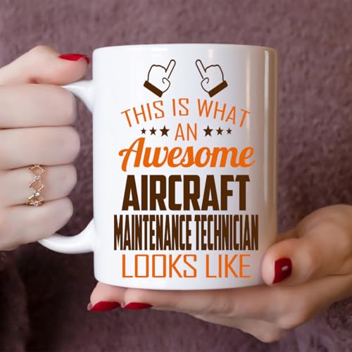 Awesome Aircraft Maintenance Technician This | Ceramic Coffee Mug | 11 OZ
