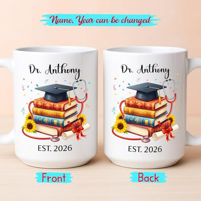Personalized Doctorate Graduation Best | Customised Coffee Mug | 11 OZ