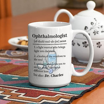 Personalized Ophthalmologist Definition | Customised Coffee Mug | 11 OZ