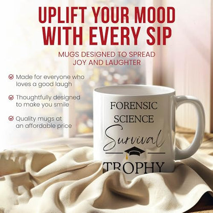 Forensic Science Graduation Crime Scene | Ceramic Coffee Mug | 11 OZ