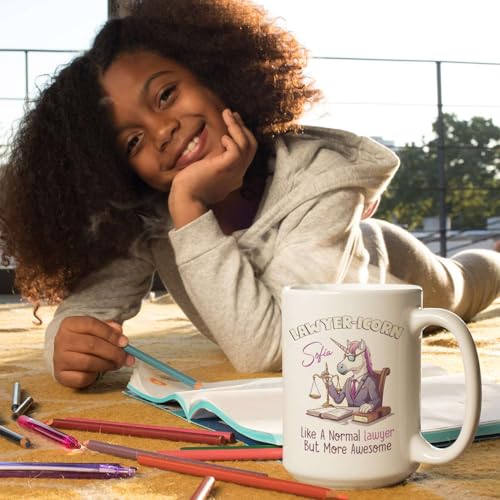 Novelty Lawyericorn Design Customized | Customised Coffee Mug | 11 OZ