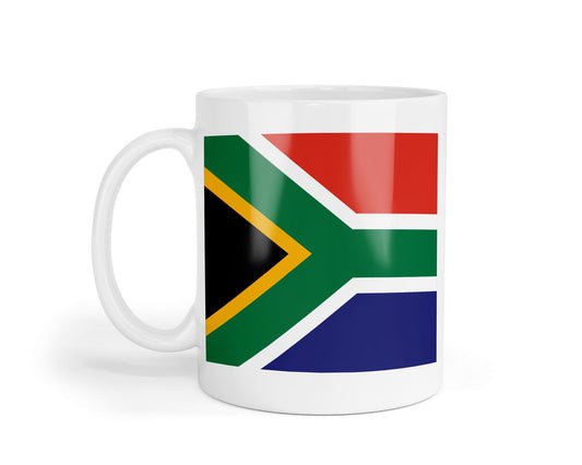 South Africa Flag Mug: Novelty Coffee Tea Cup, UK Made