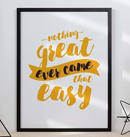 Inspirational Quote Poster: Positive Affirmation Wall Art